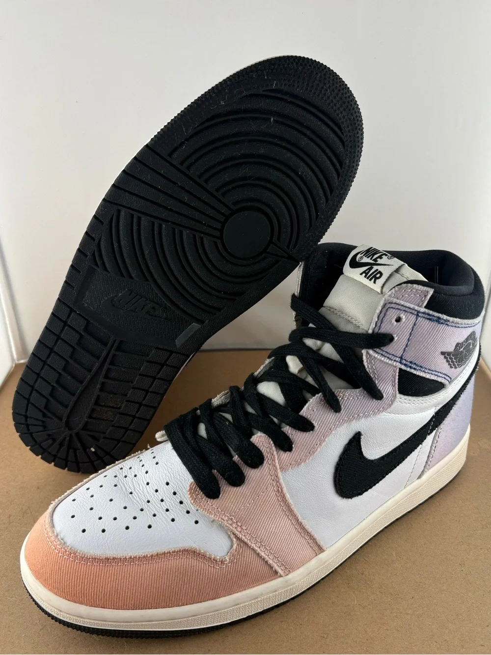 Nike Air Jordan 1 Retro Hi OG Craft DX0054-805 Skyline 2023 Denim size 9.5 (A6)